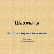 Шахматы